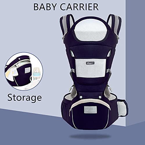 6-in-1 Baby Carrier with Hip Seat & Breathable Mesh (6-18 Months)