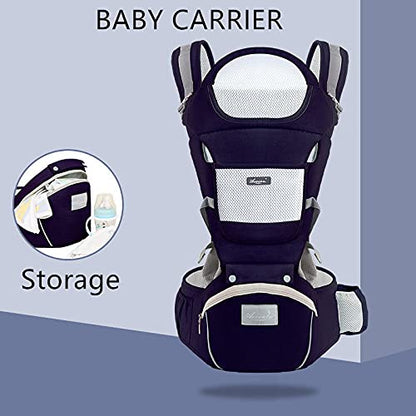 6-in-1 Baby Carrier with Hip Seat & Breathable Mesh (6-18 Months)